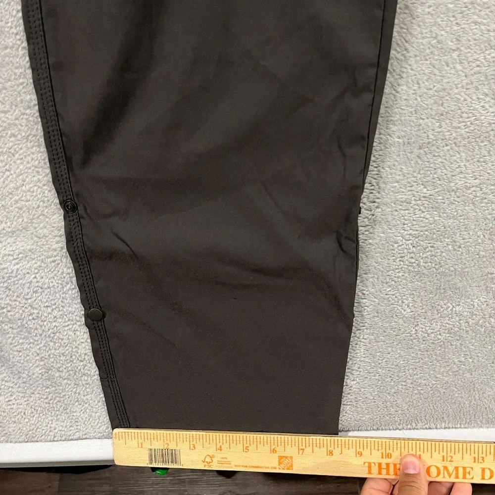 Prana Stretch Zion Slim Pant II Men 40x32 Dark Iron Grey Goprcore Stretch Belted